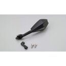 DAYTONA D-Mirror-11 Edge Lenkerspiegel links Aluminium / ABS, schwarz