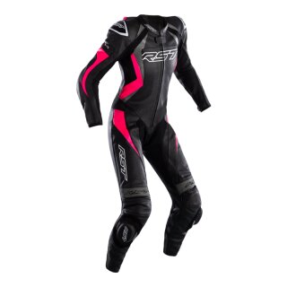 RST Tractech Evo 4 Suit Women Leather - Black/Pink Size S
