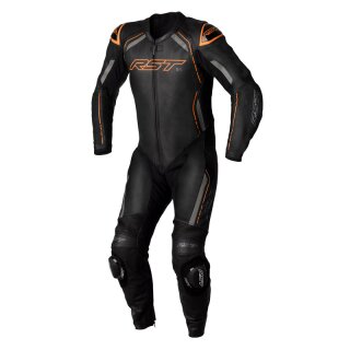 RST S1 CE Leather Suit - Black/Orange Size 3XL