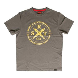 RST Clothing Co T-shirt Grau/Mustard Größe  S