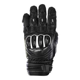 RST Tractech Evo 4 Short Leder Handschuhe Schwarz Größe XL
