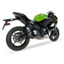 IXIL RB Komplettanlage black mit Kat, KAWASAKI Z 650/650 Ninja, 21-, Z 650 RS, 22 (Euro5) Edelstahl, schwarz