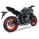 IXIL RC Edelstahl-Komplettanlage Yamaha MT-07, 21- (RM33,34) Edelstahl, schwarz