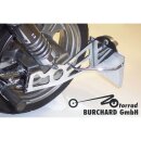 Burchard Excellence Seitlicher Kennzeichenhalter mit Teilegutachten, VN 1600 Classic/VNT60A, chrom
