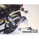 Burchard Excellence Seitlicher Kennzeichenhalter mit Teilegutachten, für Suzuki LS 650 Savage/NP41B, schwarz matt