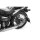 Burchard Excellence Seitlicher Kennzeichenhalter mit Teilegutachten, für Triumph Bonneville Speedmaster/DV01, chrom