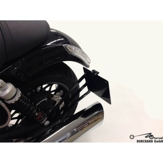 Seitlicher Kennzeichenhalter mit Teilegutachten, für Moto Guzzi California 1400/LV, chrom
