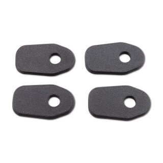 HIGHSIDER Montageplatten INDY SPACER, Kawasaki Z 650 RS, 22- Kunststoff, schwarz