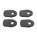 HIGHSIDER Montageplatten INDY SPACER, Kawasaki Z 650 RS, 22- Kunststoff, schwarz