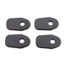 HIGHSIDER Montageplatten INDY SPACER, Kawasaki Z 650 RS, 22- Kunststoff, schwarz