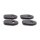 HIGHSIDER Montageplatten INDY SPACER, Kawasaki Z 650 RS, 22- Kunststoff, schwarz