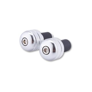 SHIN YO Lenkergewicht, silber, gerändelt, für Stahllenker Aluminium, silber