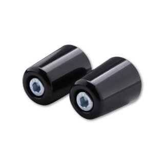 Lenkergewichte, Alu, schwarz, f. Kawa OEM-Lenker, Paar