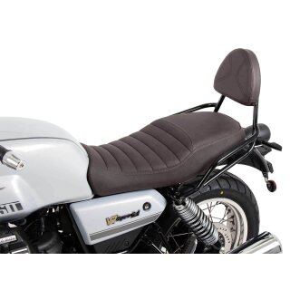 Sissybar ohne Gepäckträger schwarz/braun für Moto Guzzi V7 Special/Stone/Centenario (2021-)