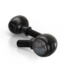 SHIN YO CIRCULA-S 3in1 Rück-, Bremslicht, Blinker Aluminium, schwarz
