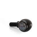 SHIN YO CIRCULA-S 3in1 Rück-, Bremslicht, Blinker Aluminium, schwarz