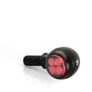 SHIN YO CIRCULA-S 3in1 Rück-, Bremslicht, Blinker Aluminium, schwarz