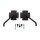 HIGHSIDER Spiegel IRON CROSS Aluminium, schwarz