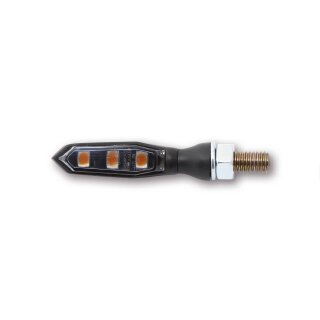 HIGHSIDER LED Blinker SONIC-X1, schwarzes Metallgehäuse,...