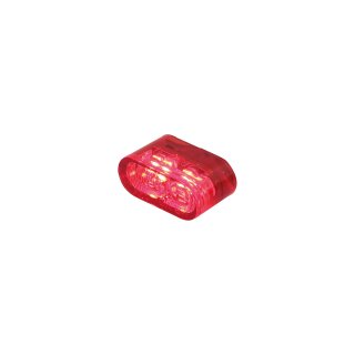 HIGHSIDER Little STAR-MX PRO Modul Rücklicht, rotes Glas, zum Einbau, E-gepr, Stück
