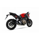 IXIL RB Edelstahl Komplettanlage, CB 650 F/CBR 650 F, 14-18 (Euro 3+4) Edelstahl, schwarz