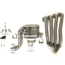 IXIL RB Edelstahl Komplettanlage, CB 650 F/CBR 650 F, 14-18 (Euro 3+4) Edelstahl, schwarz