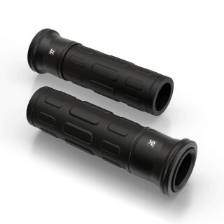SHIN YO CIRCULA-S Lenkergriffgummi 7/8 Zoll (22,2 mm), 125 mm Gummi/Aluminium, schwarz