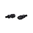 SHIN YO LED-Blinker TINY, schwarz, getöntes Glas Kunststoff, schwarz