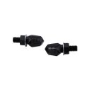 SHIN YO LED-Blinker TINY, schwarz, getöntes Glas Kunststoff, schwarz