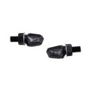 SHIN YO LED-Blinker TINY, schwarz, getöntes Glas Kunststoff, schwarz