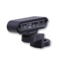 HIGHSIDER LED Blinker mit CNC Spiegelbefestigung TYP 2, schwarz Aluminium, schwarz