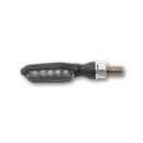 HIGHSIDER SONIC-X1 LED Rück-, Bremslicht, Blinker Aluminium, schwarz