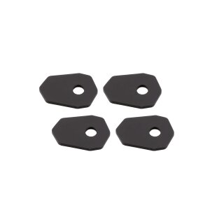 HIGHSIDER Montageplatten INDY SPACER, SUZUKI GSX-R 125, 17-18 Aluminium, schwarz