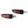HIGHSIDER LED Rück-, Bremslicht, Blinker Einheit ARC, schwarz Aluminium, schwarz