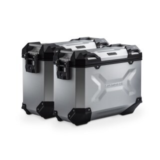 TRAX ADV Alukoffer-System Silbern 37/37 l Moto Morini...