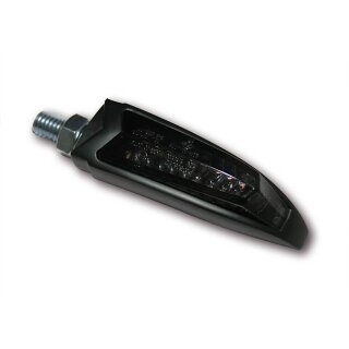 HIGHSIDER LED-Blinker/Positionsleuchte ARC, schwarz Aluminium, schwarz