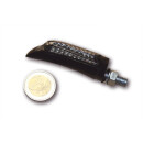 HIGHSIDER LED-Blinker/Positionsleuchte ARC, schwarz Aluminium, schwarz