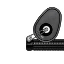 motogadget mo.view cruise flip, glasloser Lenkerendenspiegel Aluminium, schwarz
