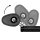 motogadget mo.view cruise flip, glasloser Lenkerendenspiegel Aluminium, schwarz