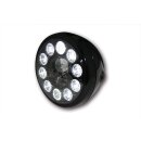 LED Scheinwerfer RENO schwarz mit schwarzem LED Einsatz E-geprüft