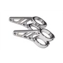 Highsider CNC Alu Lampenhalter Set 50+52+54 mm verchromt