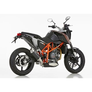 Shark DSX-5 Auspuff KTM 690 Duke 12- schwarz mit EG-ABE
