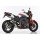 HURRIC Supersport Auspuff YAMAHA FZ8 Fazer 2010 bis 2016 schwarz