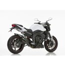 HURRIC Pro 2 Auspuff YAMAHA FZ1 2006 bis 2015 schwarz-matt