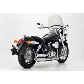 FALCON Double Groove Komplettanlage Auspuff HONDA VT750...