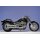 FALCON Double Groove Komplettanlage Auspuff YAMAHA XVS650 Drag Star/Classic, silber