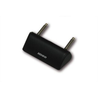 KOSO Mini LED Kennzeichenbeleuchtung, schwarz Kunststoff, schwarz