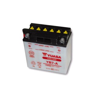 YUASA Batterie YB 7-A ohne Säurepack