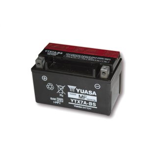 YUASA Batterie YTX 7A-BS wartungsfrei (AGM) inkl. Säurepack