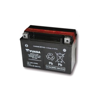 YUASA Batterie YTX 15L-BS wartungsfrei (AGM) inkl. Säurepack
